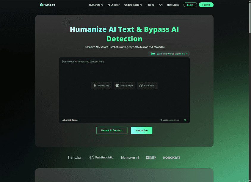 Humbot screenshot