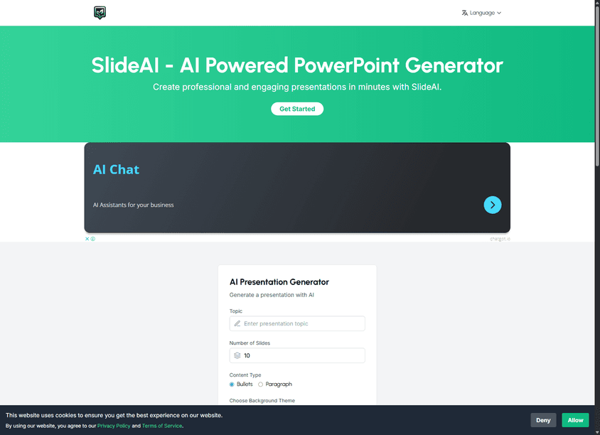 SlideAI screenshot